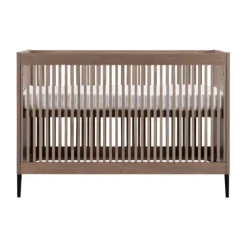 Kidsmill Levi Ledikant 60x120 cm - Ronde Poot - Walnoot
