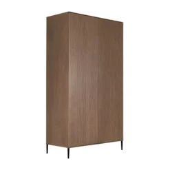 Kidsmill Levi Ledikant 60x120 cm - Ronde Poot - Walnoot