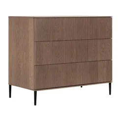 Kidsmill Levi Ledikant 60x120 cm - Ronde Poot - Walnoot