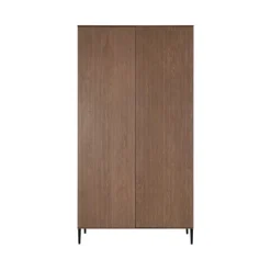 Kidsmill Levi Ledikant 60x120 cm - Ronde Poot - Walnoot