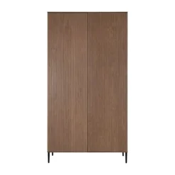 Kidsmill Levi Ledikant 60x120 cm - Ronde Poot - Walnoot