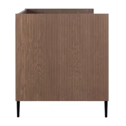 Kidsmill Levi Ledikant 60x120 cm - Ronde Poot - Walnoot