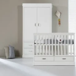 Kidsmill Newport Babybed Wit 60 x 120 cm
