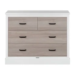 Kidsmill Newport Babykamer Wit / Eiken | Bed 60 x 120 cm + Commode