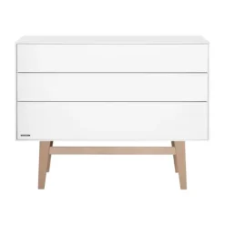 Kidsmill Noud Babykamer Wit | Bed 60 x 120 cm + Commode