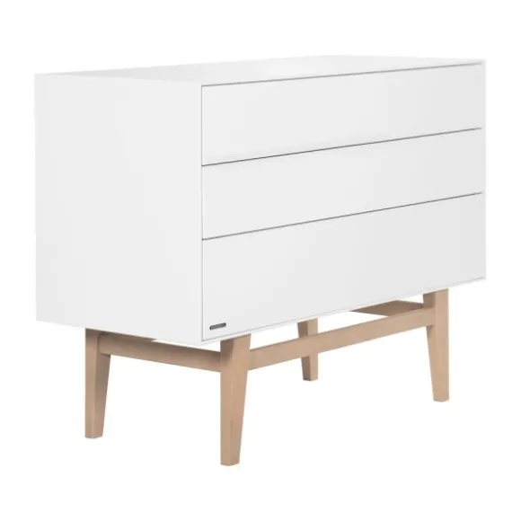 Kidsmill Noud Babykamer Wit | Bed 60 x 120 cm + Commode
