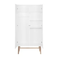 Kidsmill Noud Babykamer Wit | Bed 60 x 120 cm + Commode