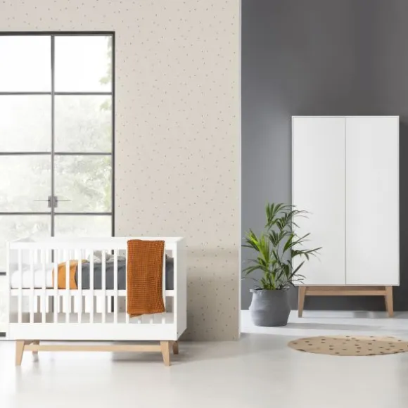 Kidsmill Noud Babykamer Wit | Bed 60 x 120 cm + Commode