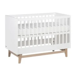 Kidsmill Noud Babykamer Wit | Bed 60 x 120 cm + Commode