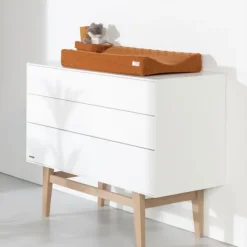 Kidsmill Noud Babykamer Wit | Bed 60 x 120 cm + Commode