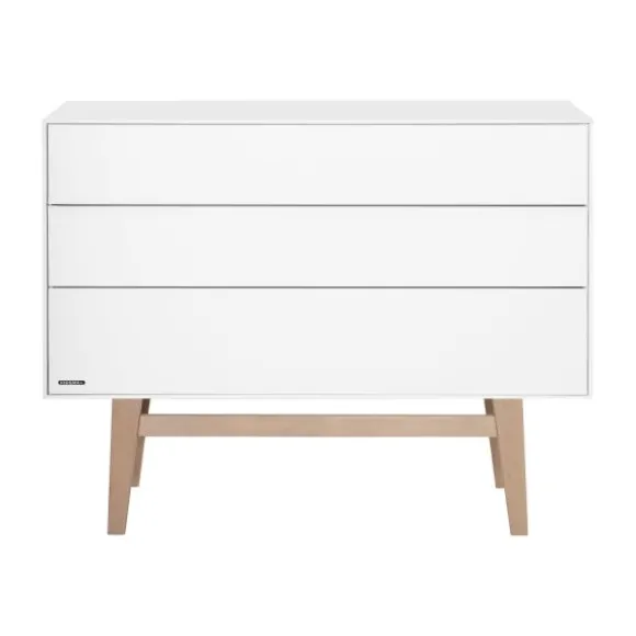 Kidsmill Noud Babykamer Wit | Bed 60 x 120 cm + Commode