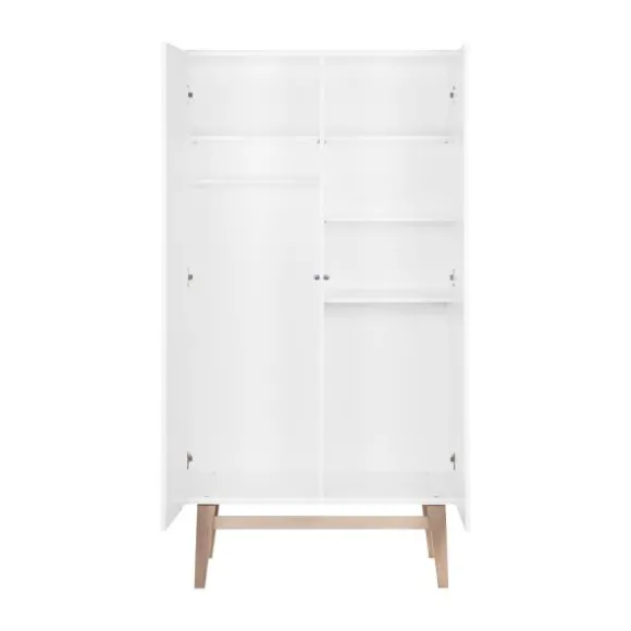 Kidsmill Noud Babykamer Wit | Bed 60 x 120 cm + Commode