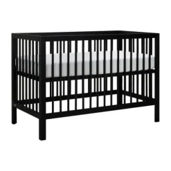 Kidsmill Pure Wood Ledikant Zwart Geborsteld 60 x 120 Cm