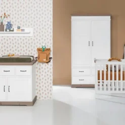 Kidsmill Savigno Babybed Grijs Zonder Kruis 60 x 120 cm