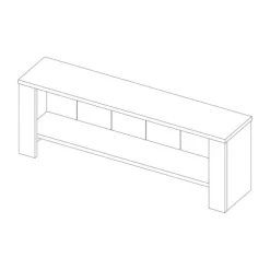 Kidsmill Sem Nautic Babykamer Grijs | Bed 60 x 120 cm + Commode