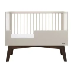 Kidsmill Sixties Babybed Oatmeal / Walnoot 60 x 120 cm