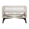 Kidsmill Sixties Babybed Oatmeal / Walnoot 70 x 140 cm