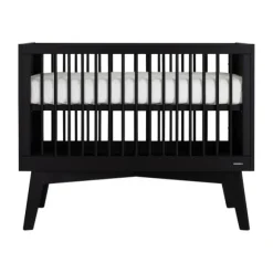 Kidsmill Sixties Babybed Zwart Mat 60 x 120 cm