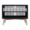 Kidsmill Sixties Babybed Zwart Mat / Naturel 60 x 120 cm