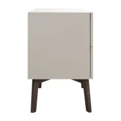 Kidsmill Sixties Babykamer Oatmeal / Walnoot | Bed 60 x 120 cm + Commode