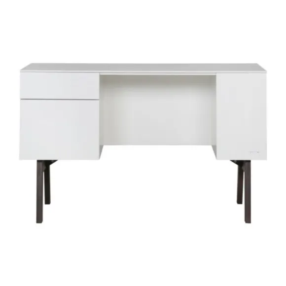 Kidsmill Sixties Bureau Wit Mat / Walnoot