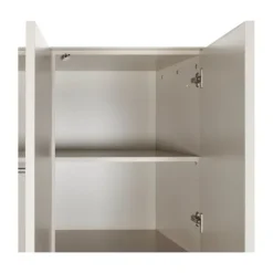 Kidsmill Sixties Kledingkast 3-deurs Oatmeal / Walnoot