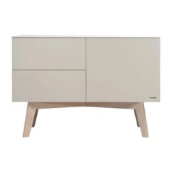 Kidsmill Sixties Ledikant 60 x 120 cm - Oatmeal / Eiken