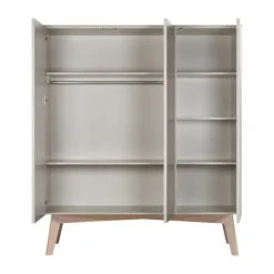 Kidsmill Sixties Ledikant 60 x 120 cm - Oatmeal / Eiken
