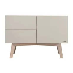 Kidsmill Sixties Ledikant 60 x 120 cm - Oatmeal / Eiken