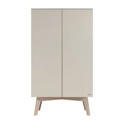 Kidsmill Sixties Ledikant 60 x 120 cm - Oatmeal / Eiken