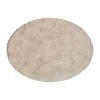 Kidsmill Velours Boxmatras Hoes Rond Naturel 90 cm