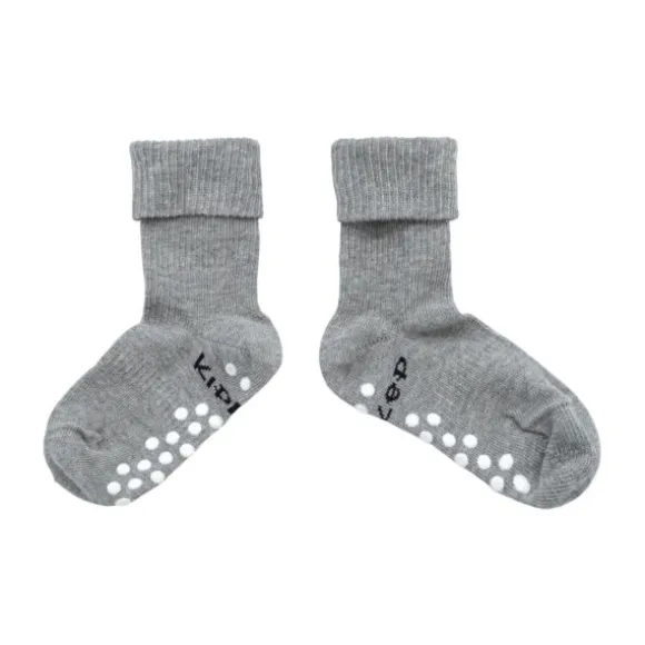 KipKep Anti-slip Blijf-Sokken - 18-24 Maanden - Grey