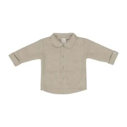 Klein Baby Cardigan - maat 56 - Beige Melange