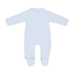 Klein Baby Jumpsuit Met Voetjes - Maat 50 - Baby Blue
