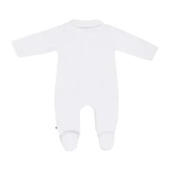 Klein Baby Jumpsuit Met Voetjes - Maat 50 - Baby Blue