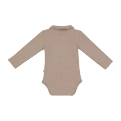 Klein Baby Polo Romper Rib - maat 50 - Filipe Beige