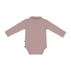 Klein Baby Polo Romper Rib - maat 50 - Fawn