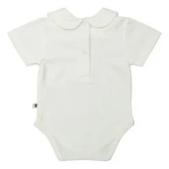Klein Baby Romper Korte Mouw - Mt. 50 - Off White