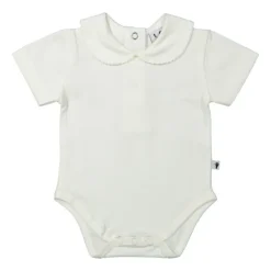 Klein Baby Romper Korte Mouw - Mt. 50 - Off White