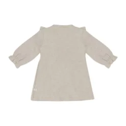 Klein Baby Ruffle Jurk - Mt. 50 - Beige Melange