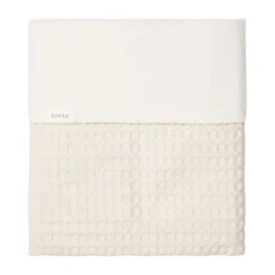Koeka Amsterdam Wafel Ledikantdeken - Cotton Fleece - Natural