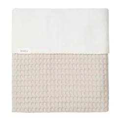 Koeka Amsterdam Wafel Ledikantdeken - Cotton Fleece - Natural