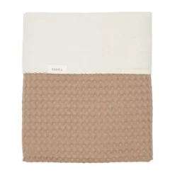 Koeka Amsterdam Wafel Ledikantdeken - Cotton Fleece - Natural