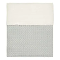 Koeka Amsterdam Wafel Ledikantdeken - Cotton Fleece - Natural