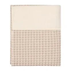 Koeka Ledikantdeken - Cotton Fleece Wafel Amsterdam - Crumble