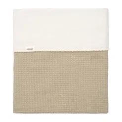Koeka Malaga Wiegdeken - 100 x 75 - Cotton Fleece - Sage