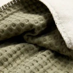 Koeka Oslo Ledikantdeken Wafel / Teddy Sand / Pebble