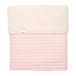 Koeka Oslo Wiegdeken - 100 x 75 - Wafel/Teddy - Candy