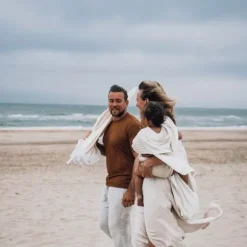 Koeka Playa Badponcho - Maat 74/80 - Sand