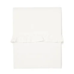Koeka Ruffle Ledikantlaken Warm White 110 x 140 cm